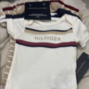 Tommy Hilfiger baby 4 pack of body suits 0-3 months